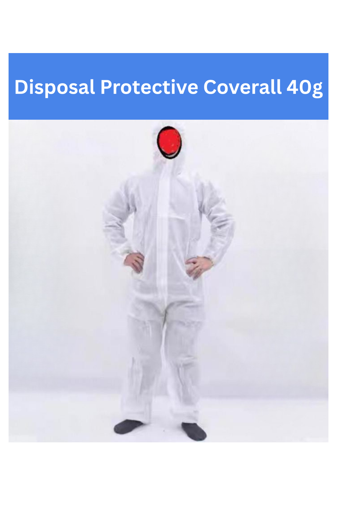Disposable Protective Coverall (40g) / PPE (White)