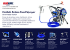 Electric Airless Paint Sprayer - Optimals Plus (OP-2000)